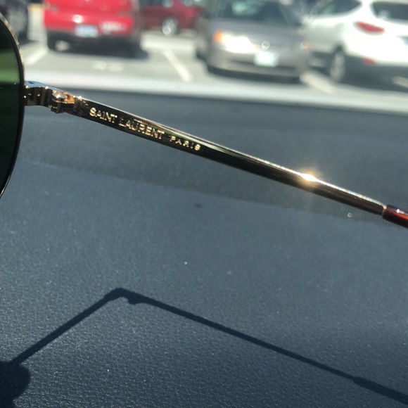 Saint Laurent gold classic 11 sunglasses - Picture 7 of 11